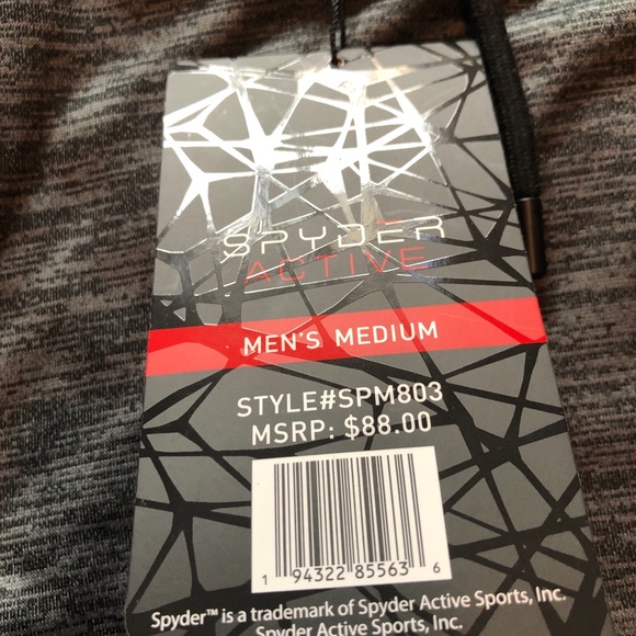 NWT Spyder Active PullOver Sweater With Hoodie - Picture 8 of 11